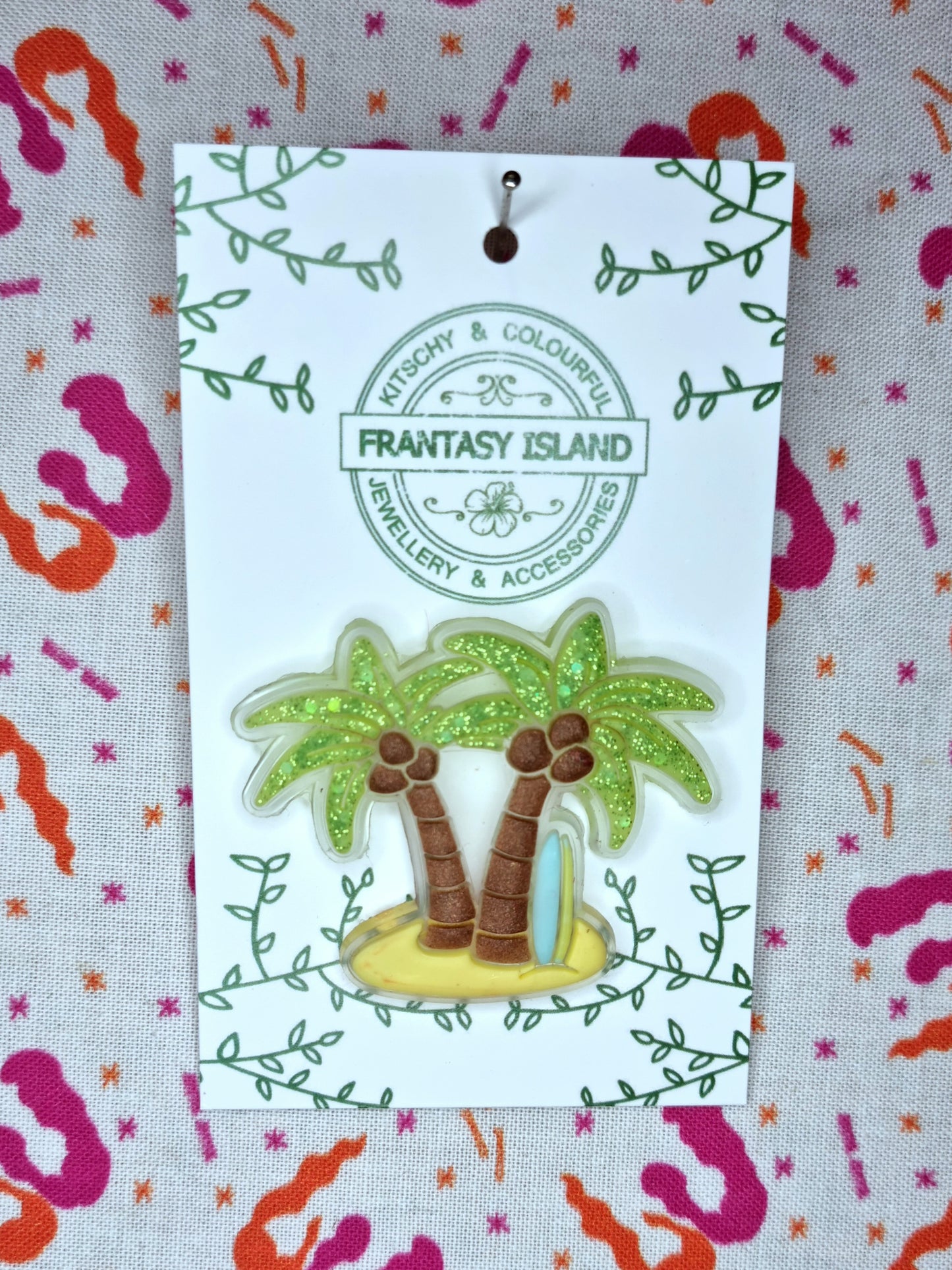 Palm Tree Brooch
