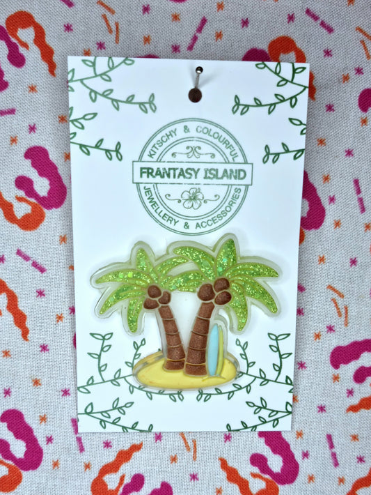 Palm Tree Brooch