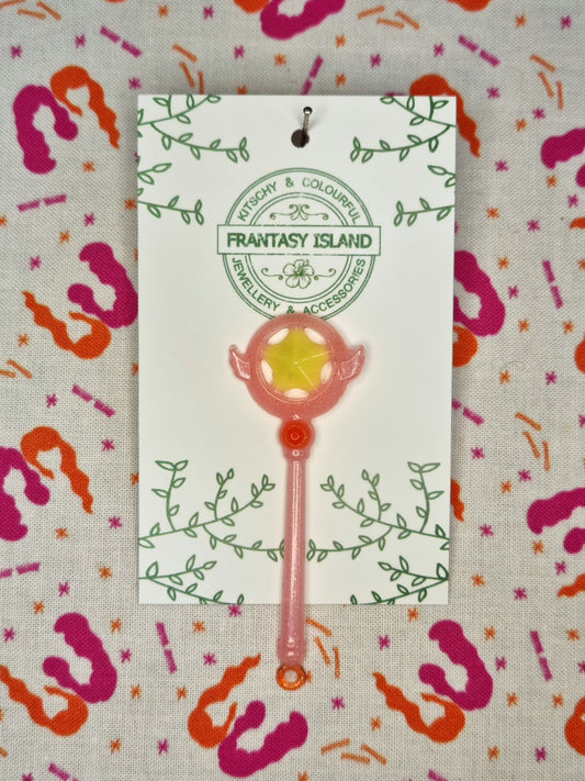 Sakura Star Wand Pin