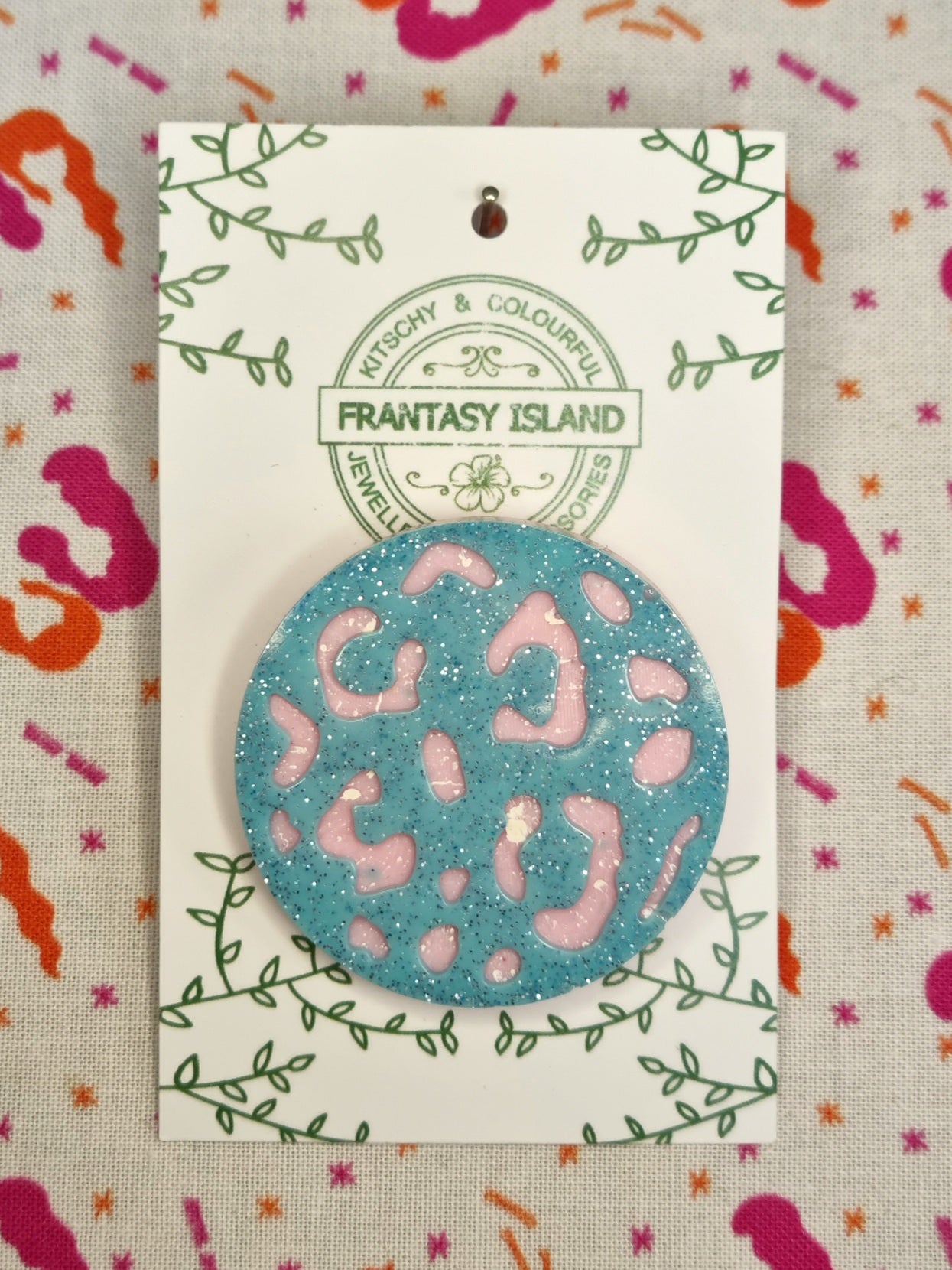 Leopard Print Brooch