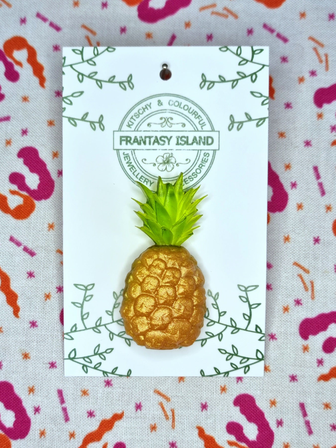 Pineapple brooch online