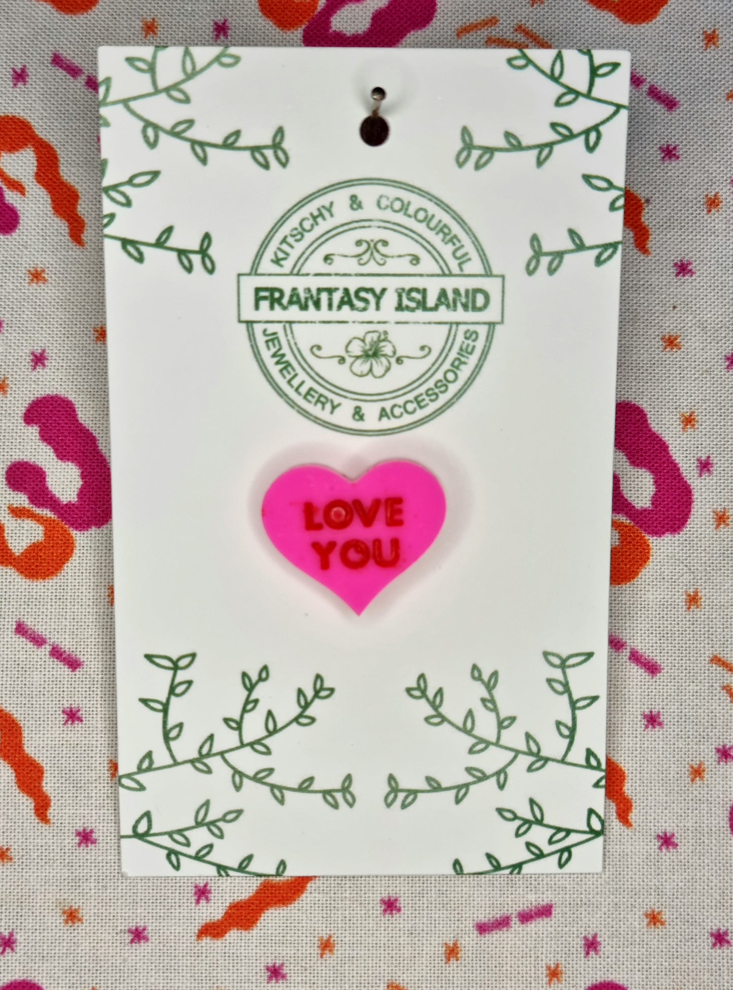 Candy Heart Pins
