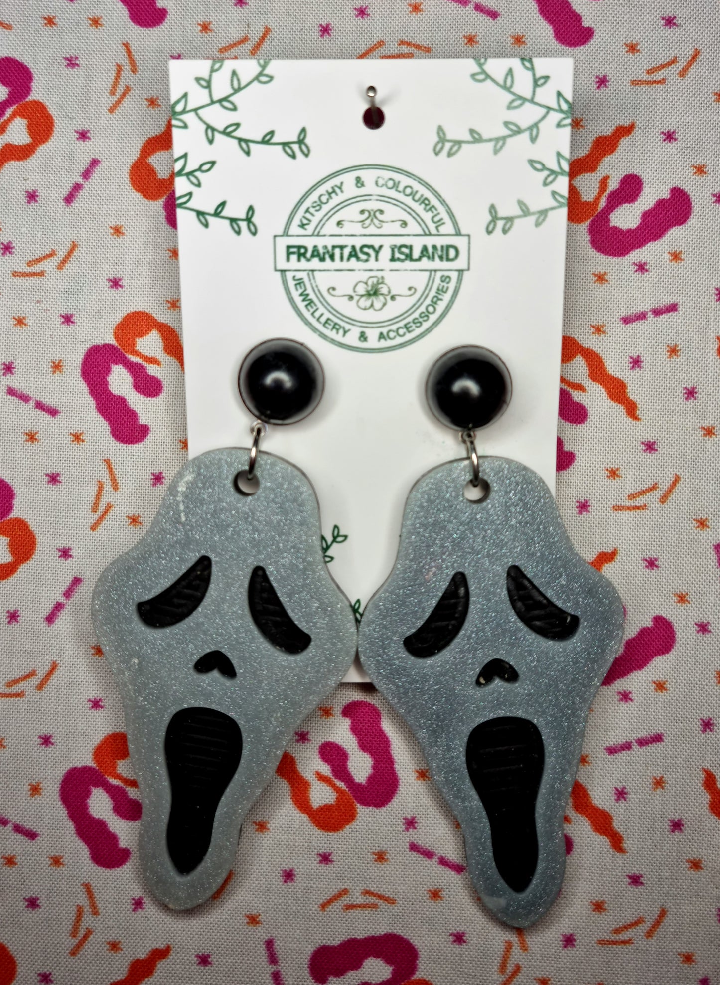 Ghostface Earrings