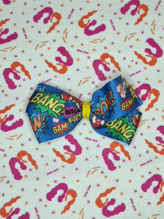 Comic Print Bows