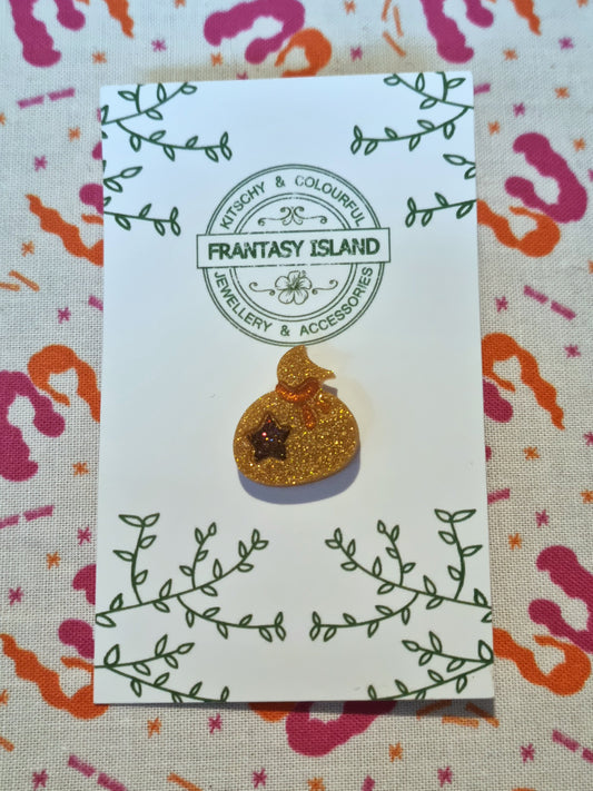 Bell Bag Pin