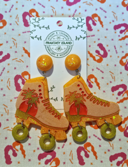 Retro Roller Skate Earrings