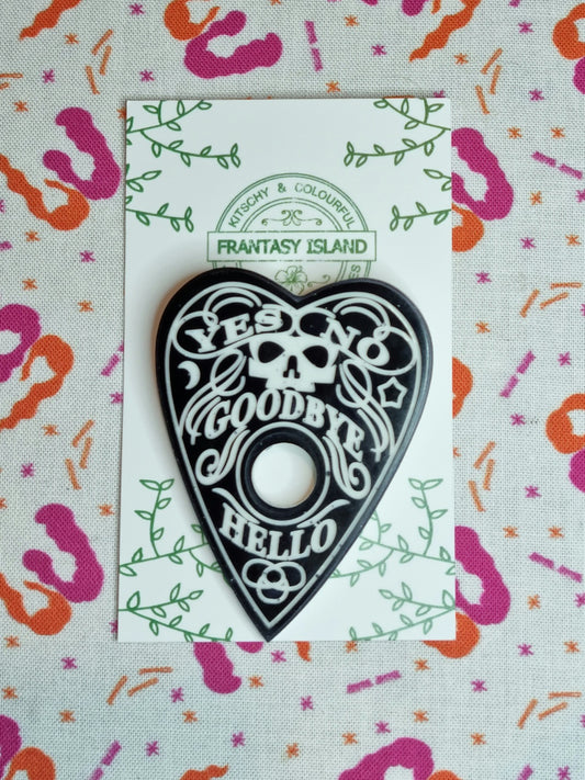 Black & White Planchette Brooch