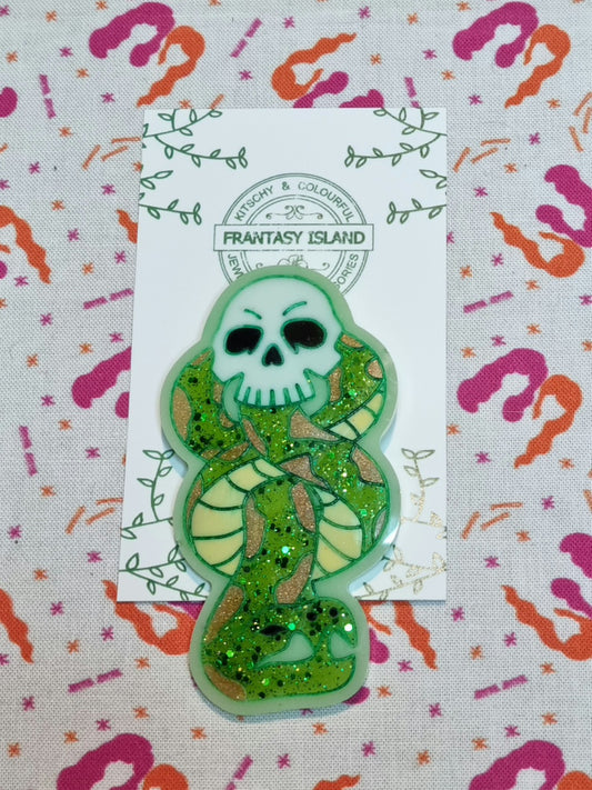 Snake Tattoo Brooch