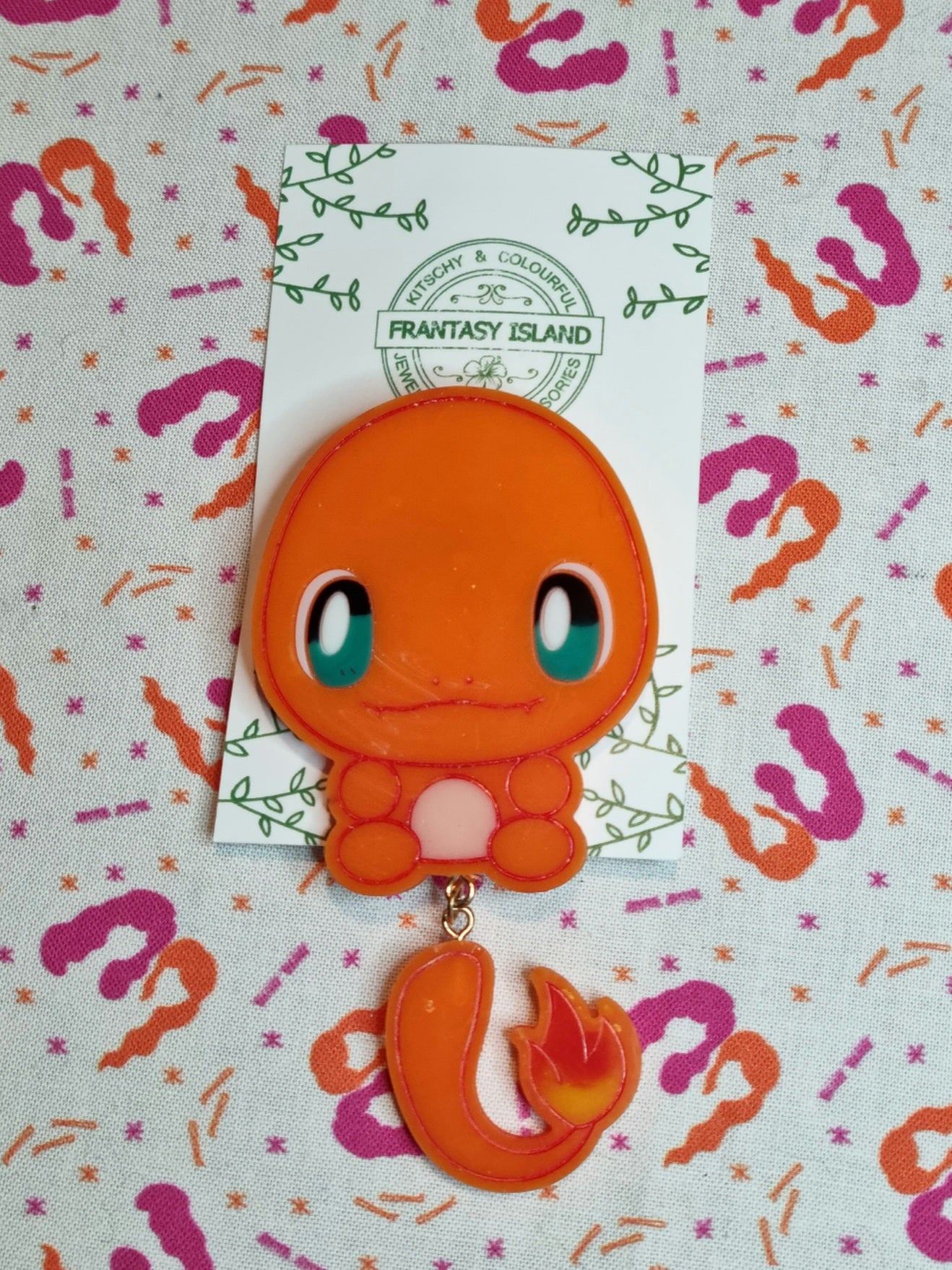 Charmander Brooch