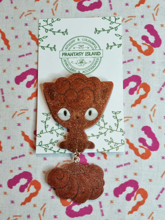 Vulpix Brooch