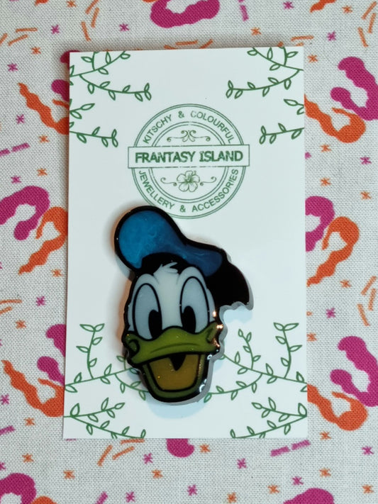 Donald Face Brooch