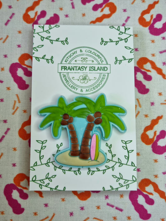 Palm Tree Brooch