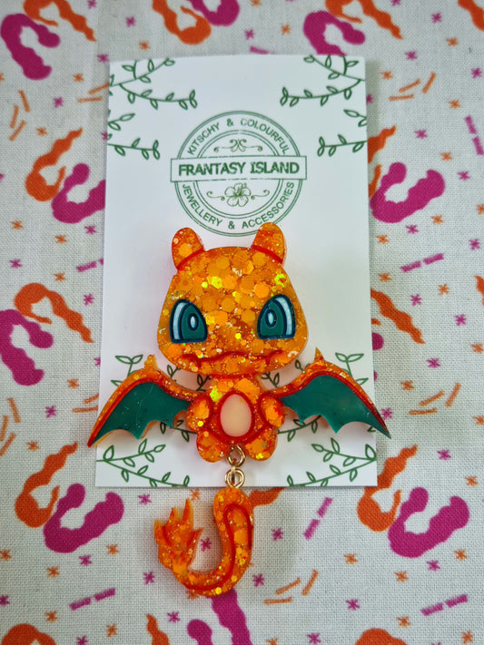 Charizard Brooch