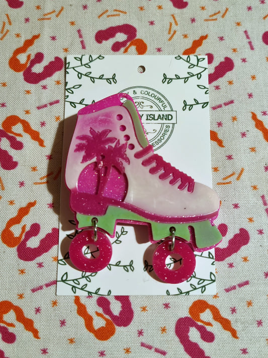 Retro Roller Skate Brooch - 2nds