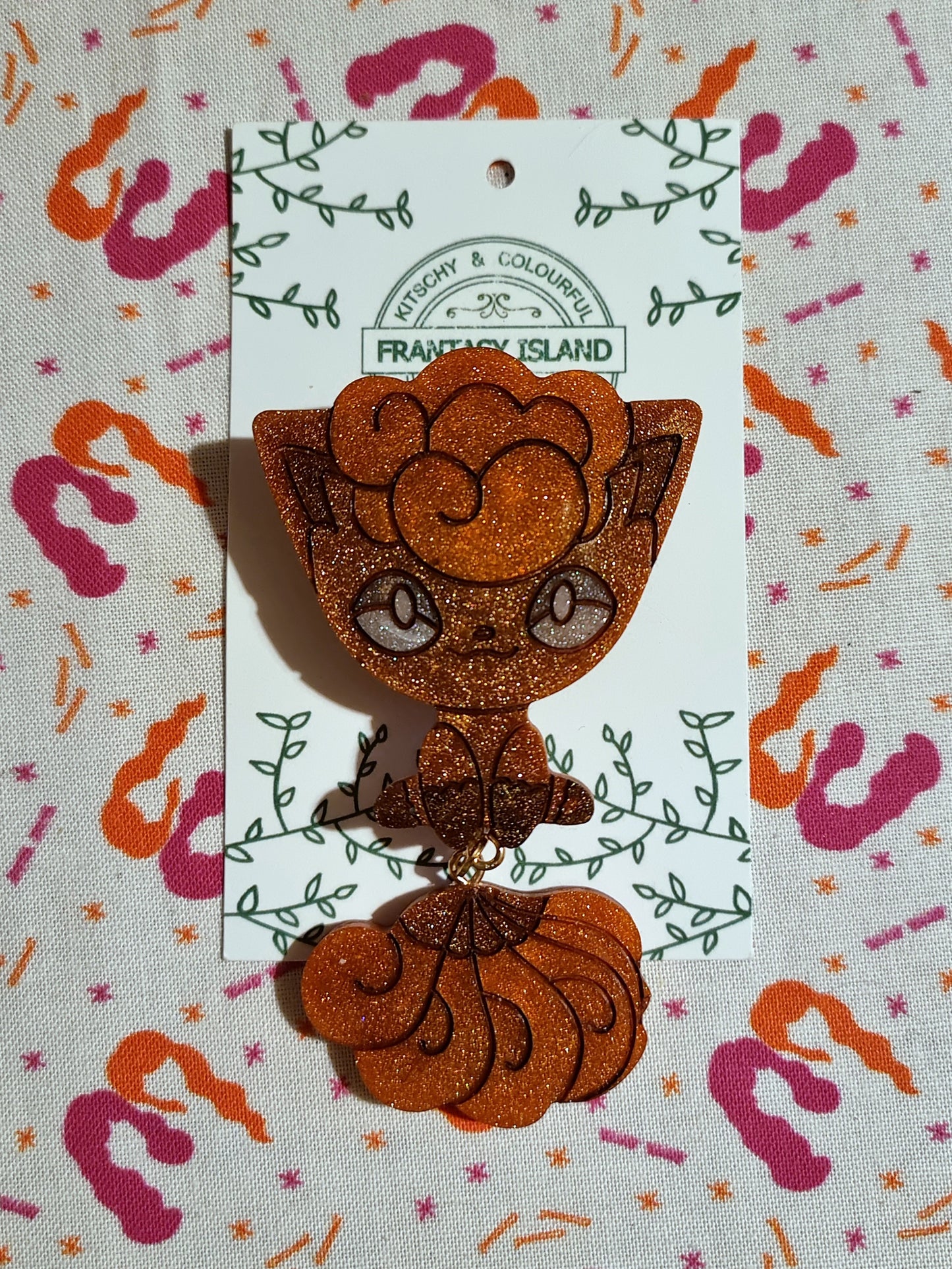 Vulpix Brooch
