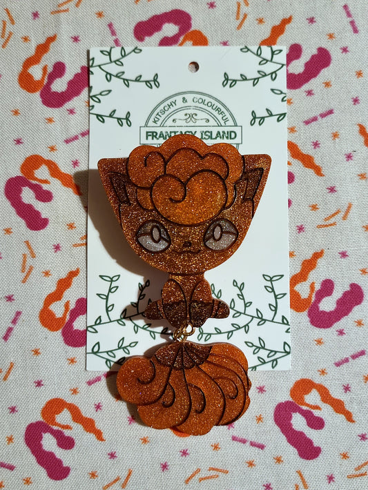 Vulpix Brooch