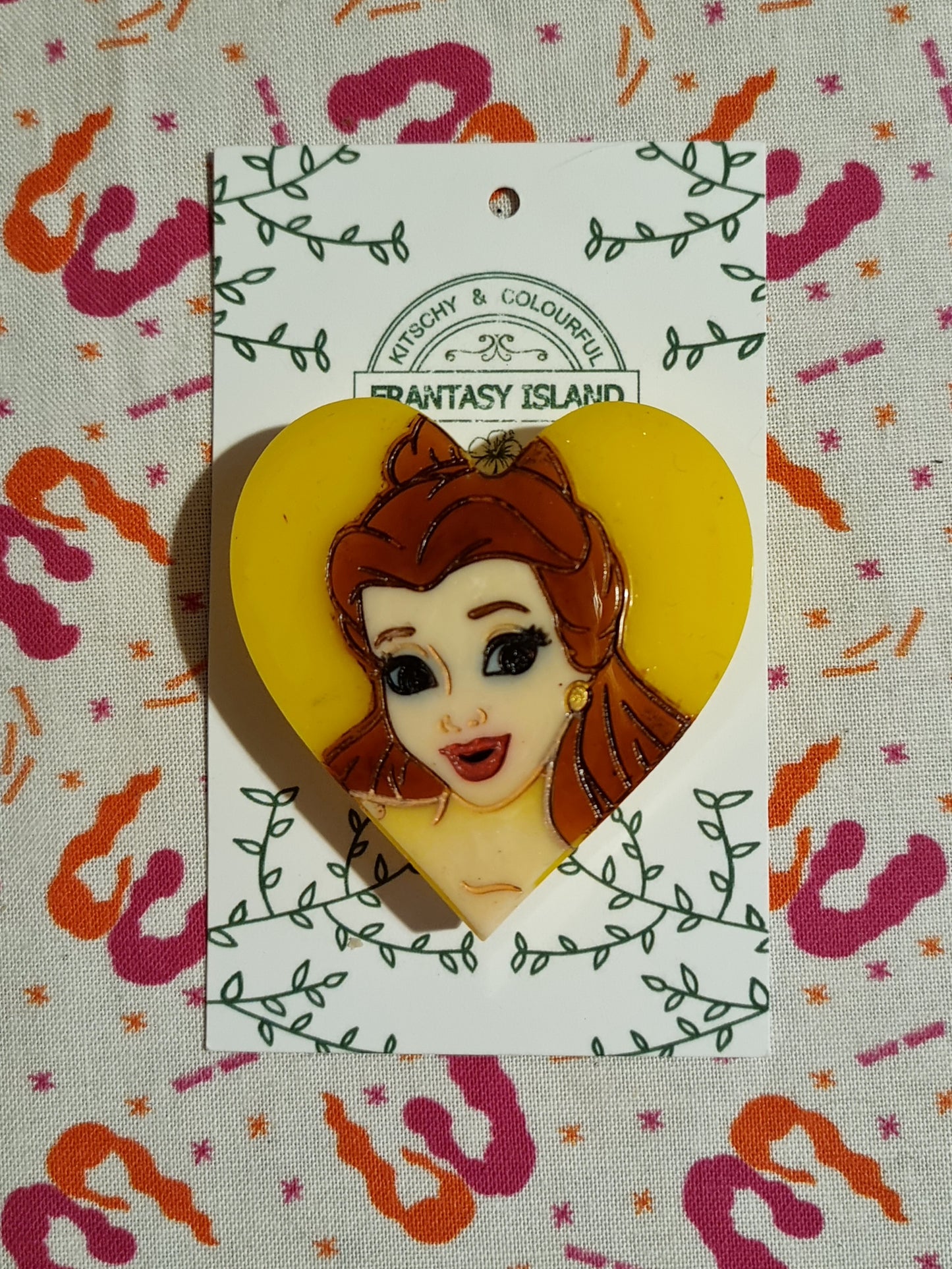 Belle Face Brooch