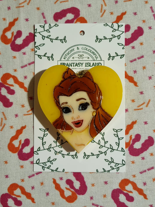 Belle Face Brooch