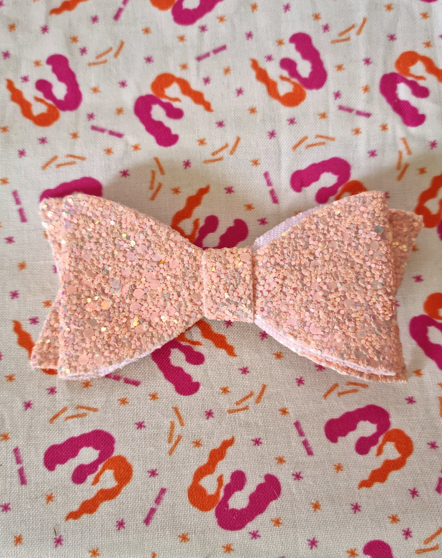 Large Glitter Vinyl Bows