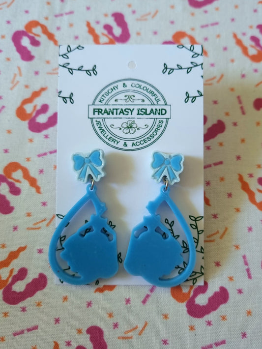 Cinderella Silhouette Earrings