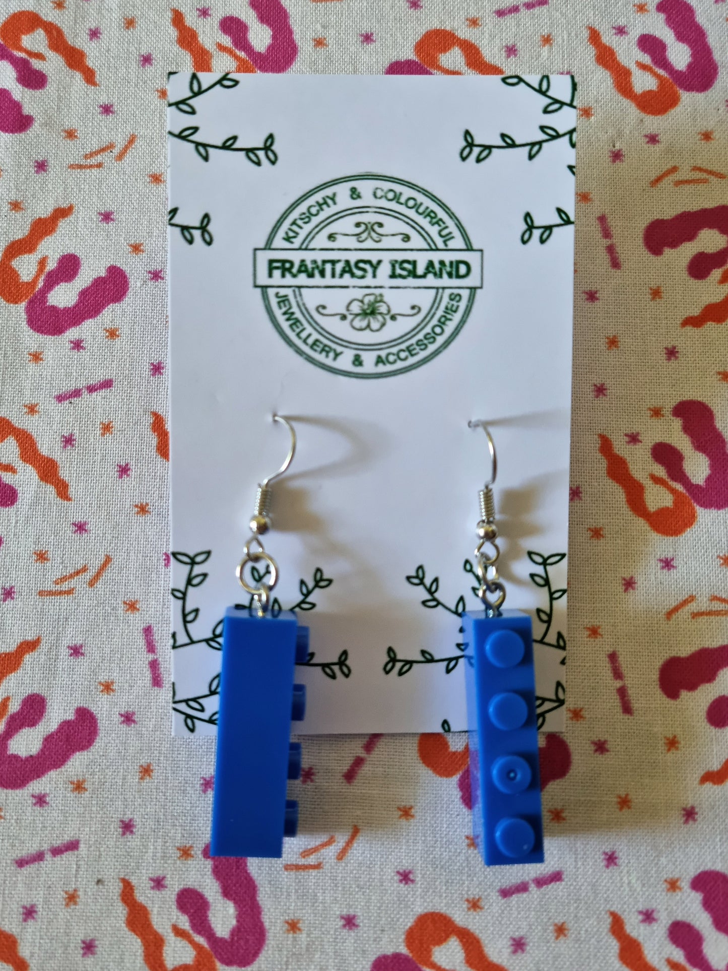 Lego Brick Earrings