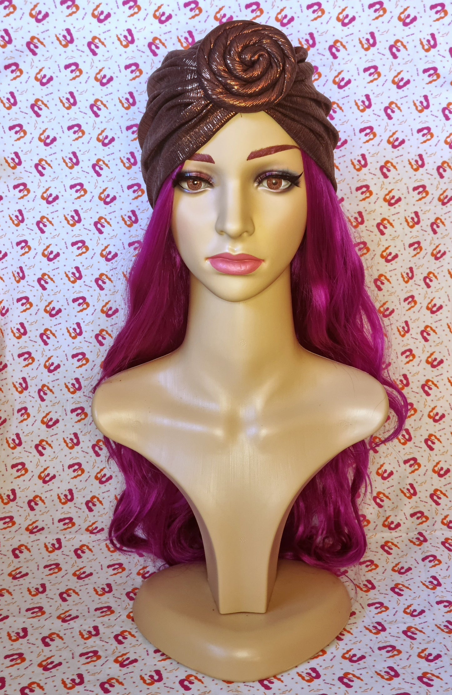 Metallic Spiral Turbans