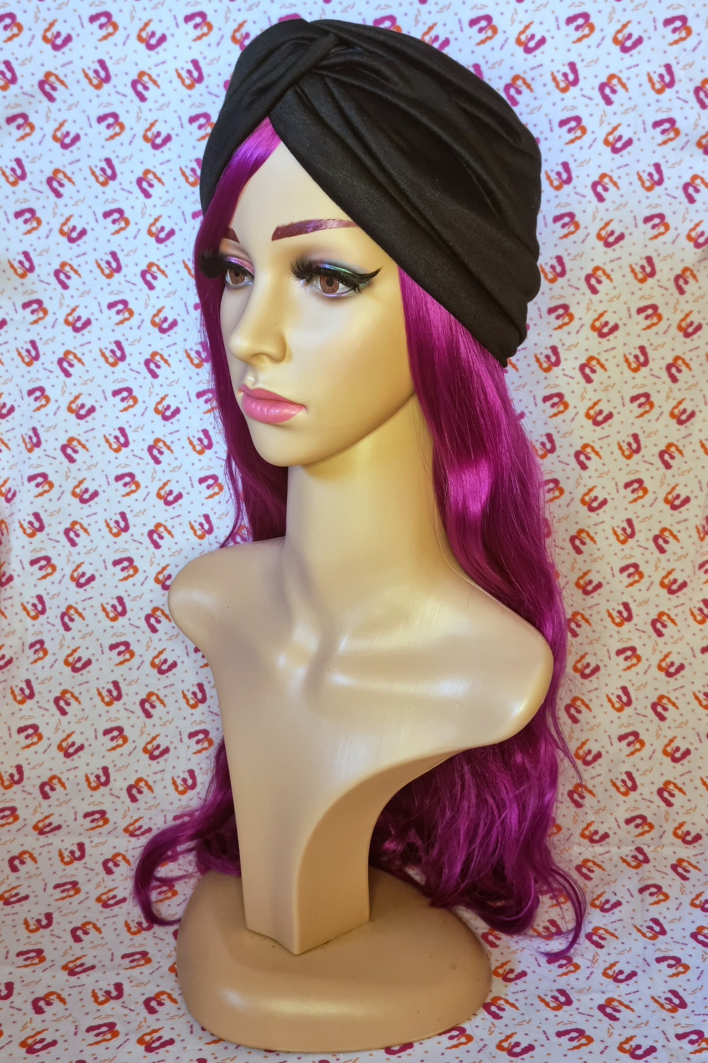 Twist Front Knit Turbans - Satin Lining
