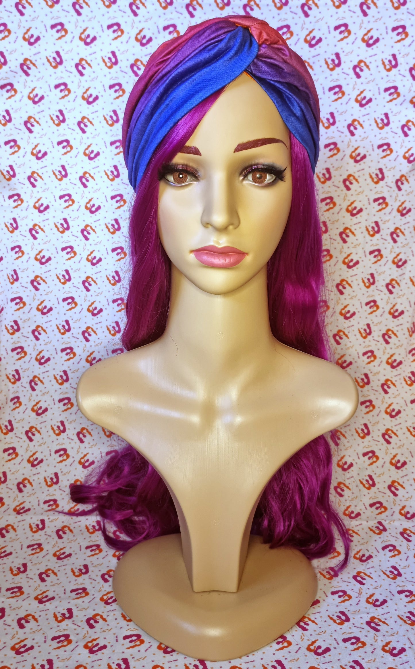 Twist Front Knit Turbans - Satin Lining