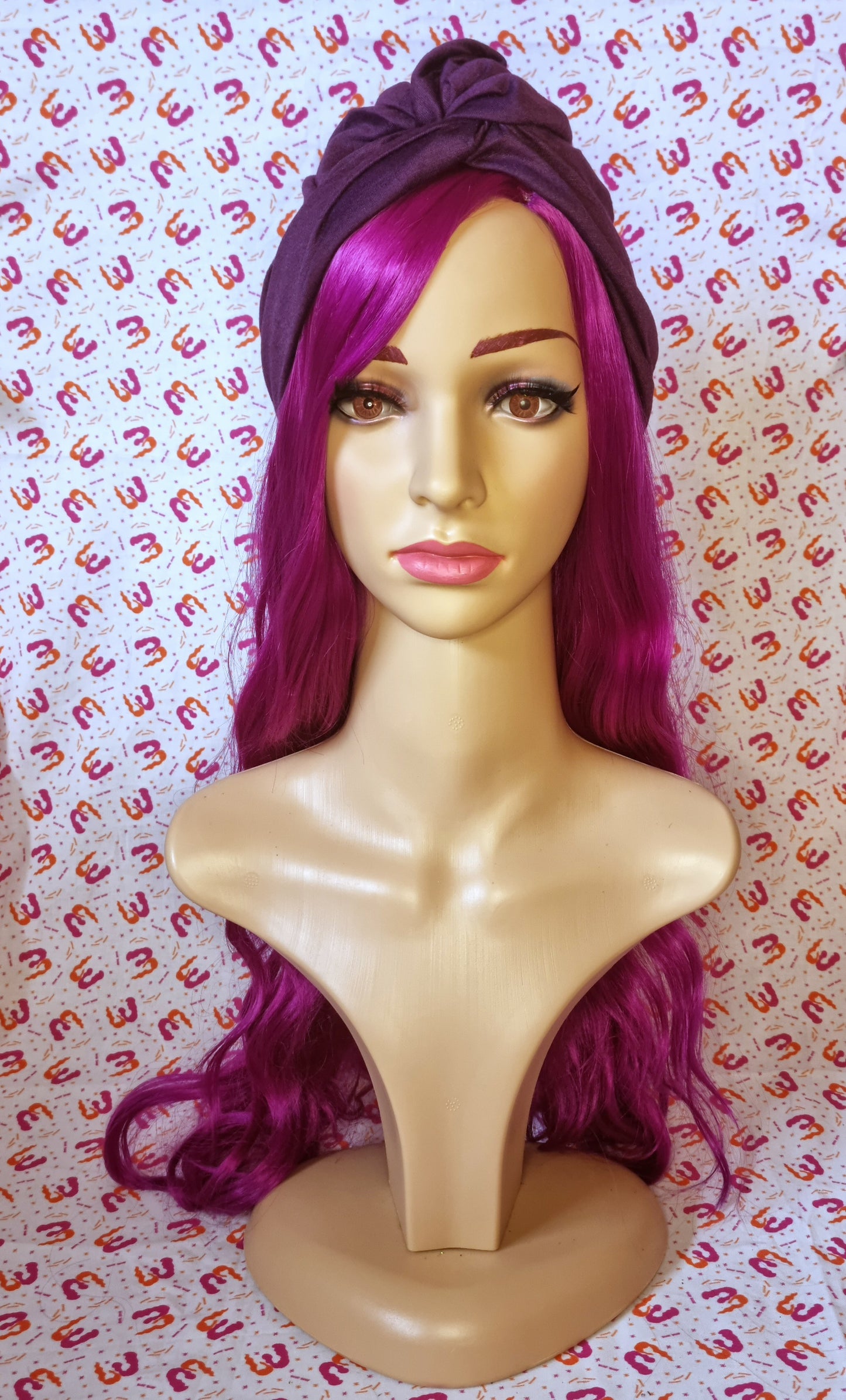 Twist Front Knit Turbans - Satin Lining