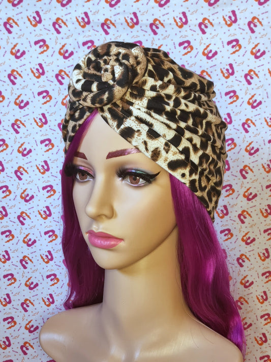 Spiral Knit Turbans