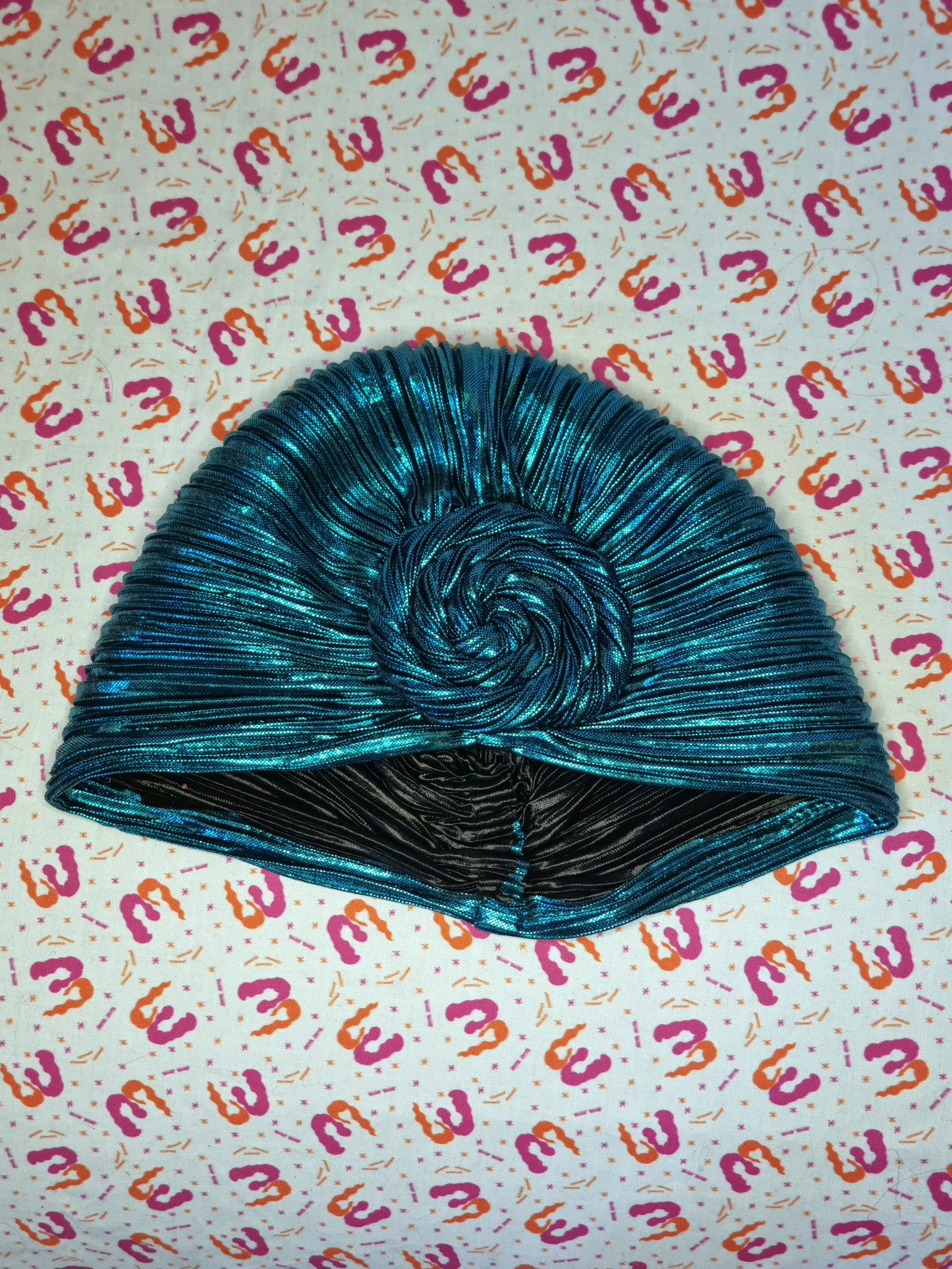 Metallic Spiral Turbans