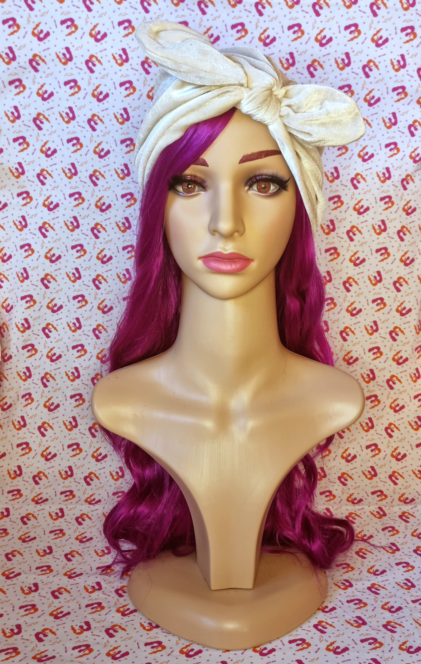 Tie Front Velvet Turbans