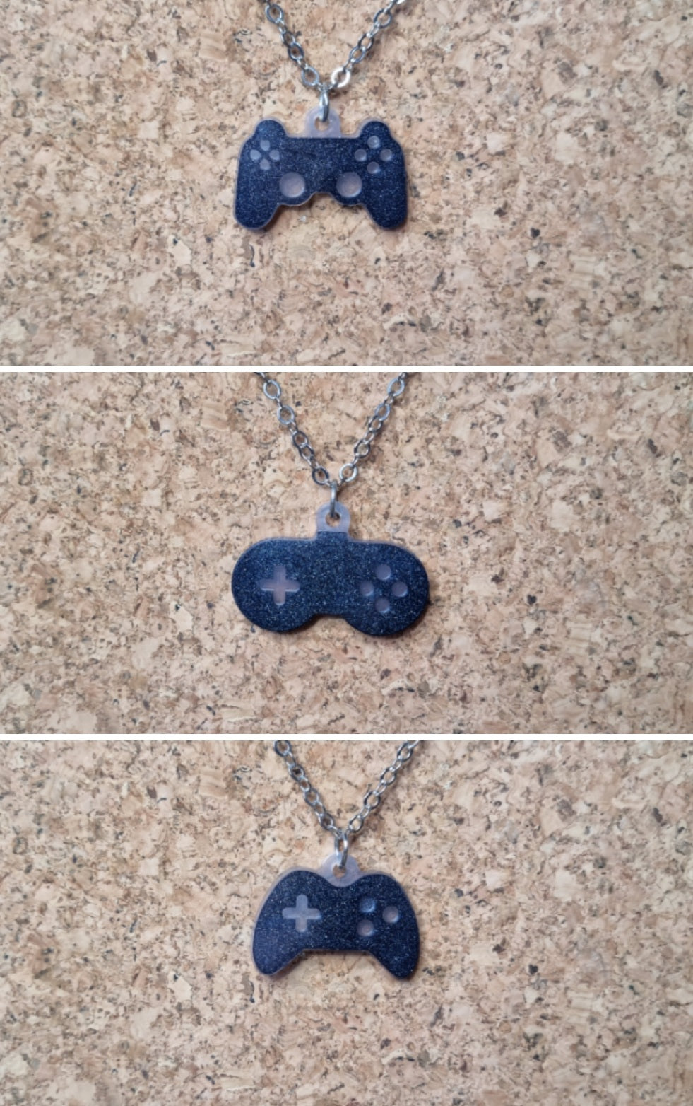 Game Controller Silhouette Necklace