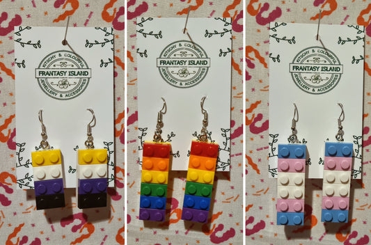 Lego Pride Earrings