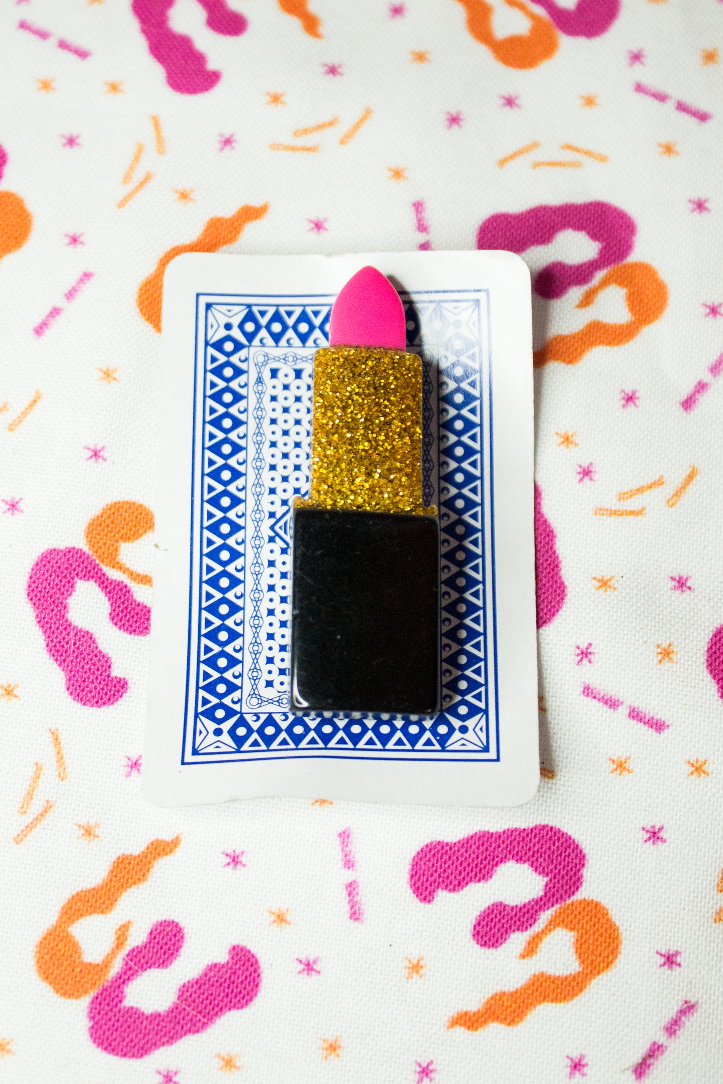 Lipstick Brooches