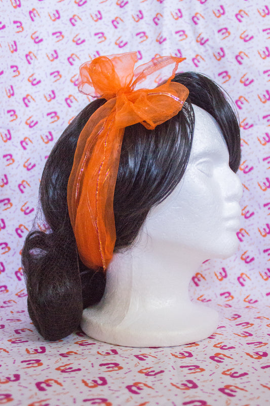Nylon Glitter Headscarves