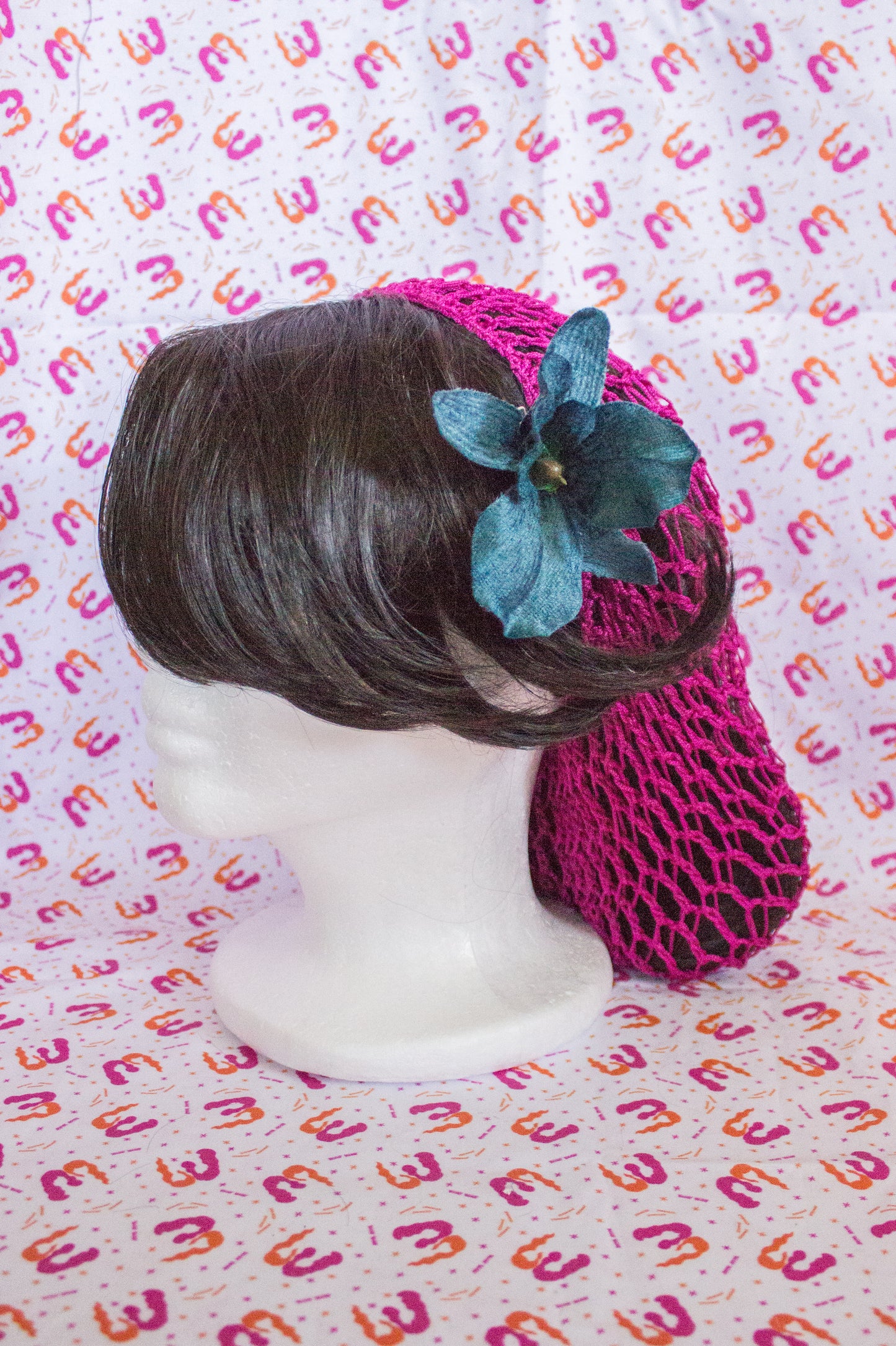 Velvet Orchid Clips