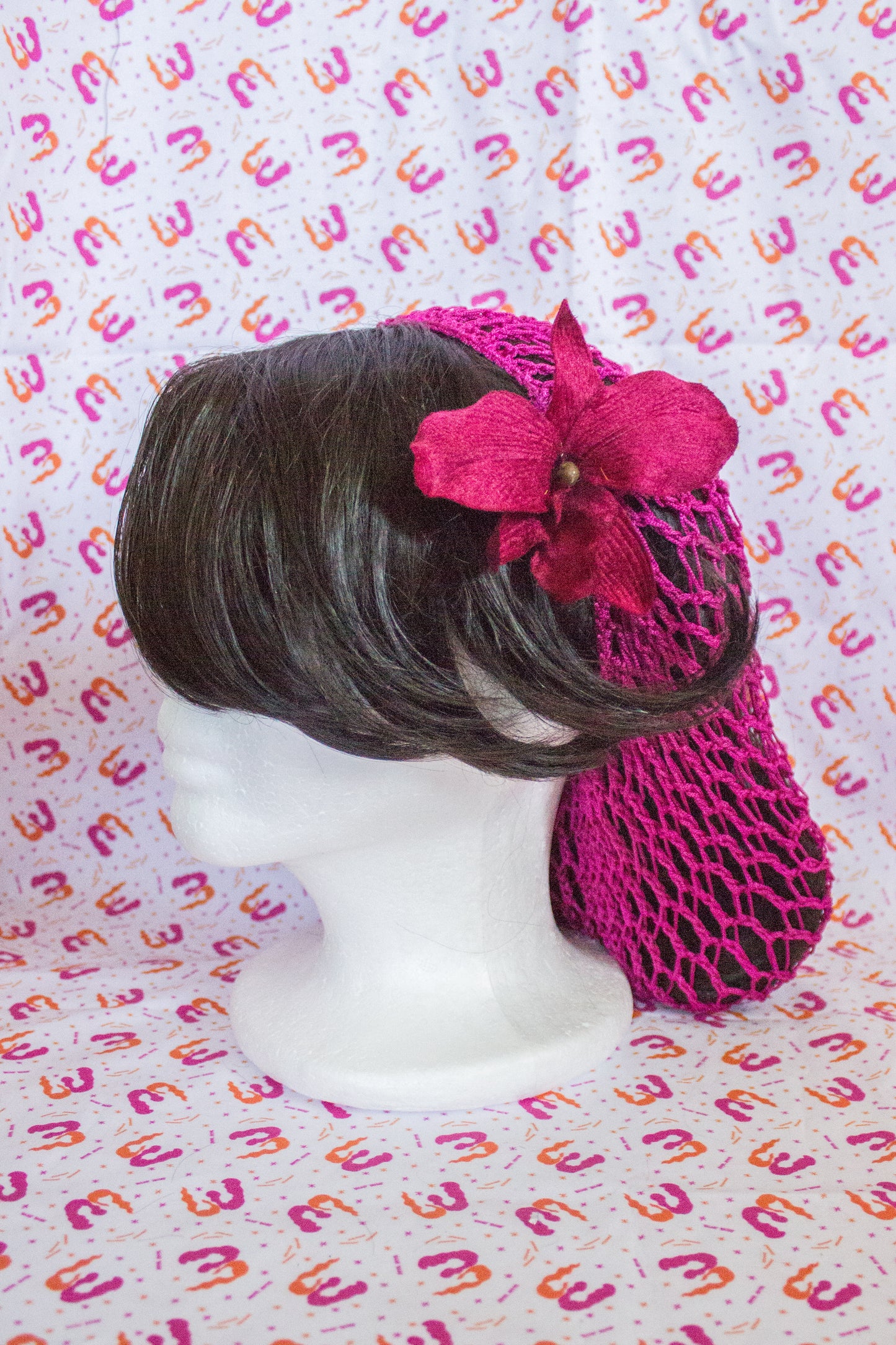 Velvet Orchid Clips