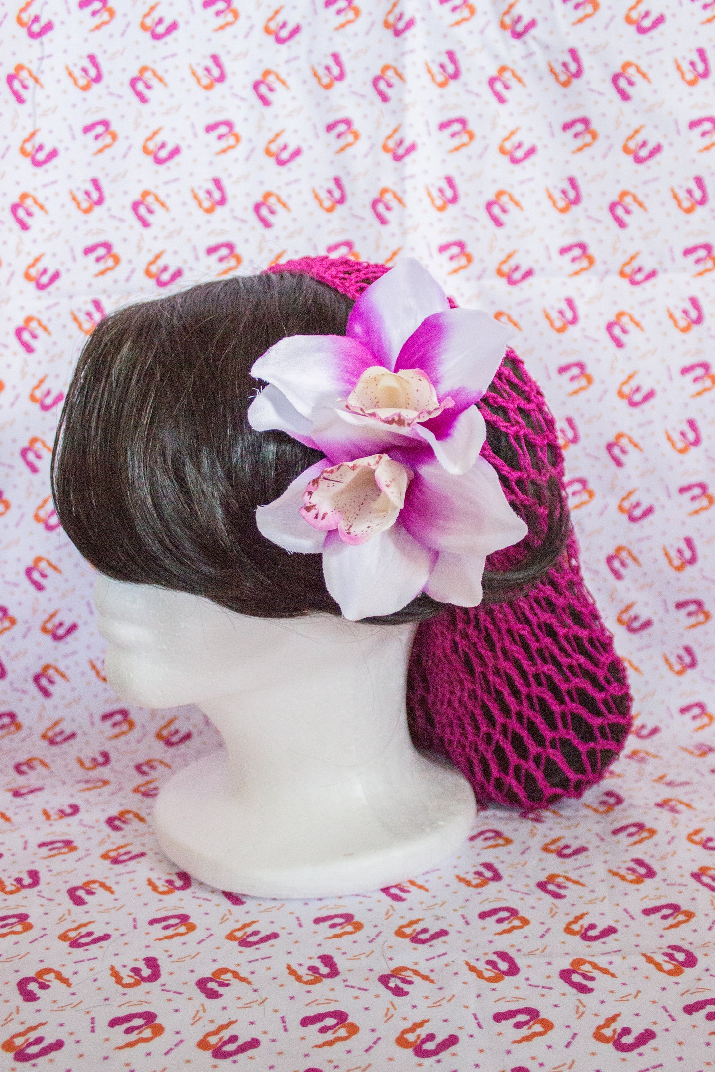 Double Cymbidium Orchid Clips