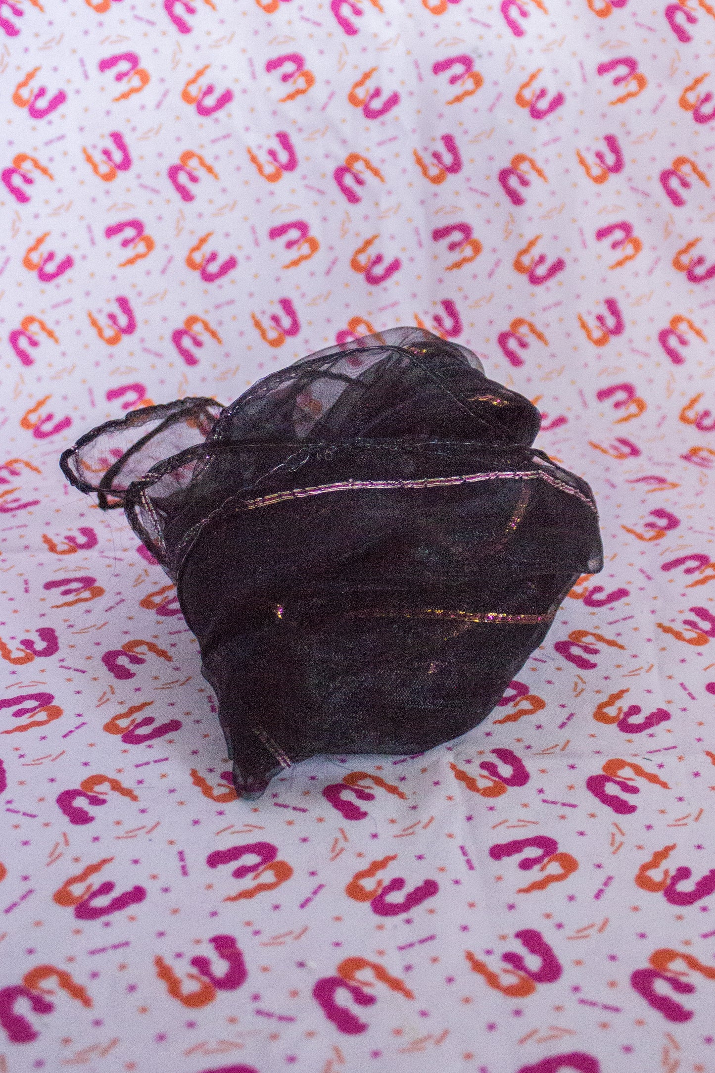 Nylon Glitter Headscarves