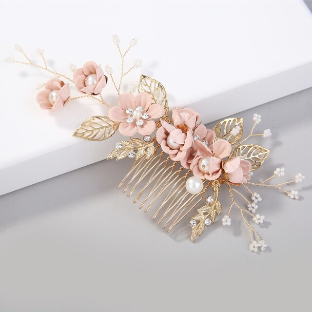 Delicate Flower Hair Combs