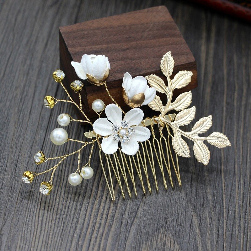 Delicate Flower Hair Combs