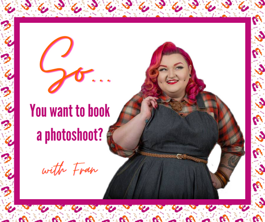 So you want to book a photoshoot...