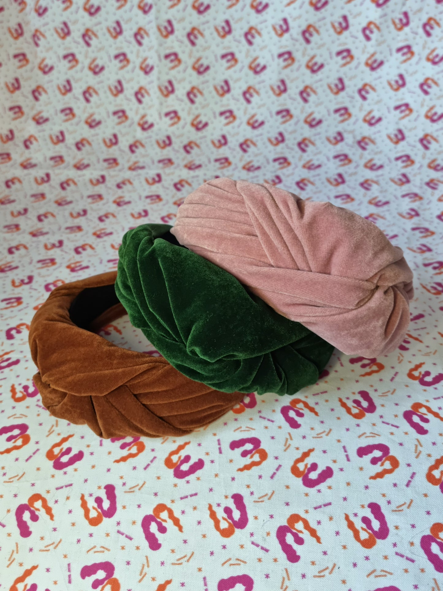 Slouchy Knot Hairbands - Velvet