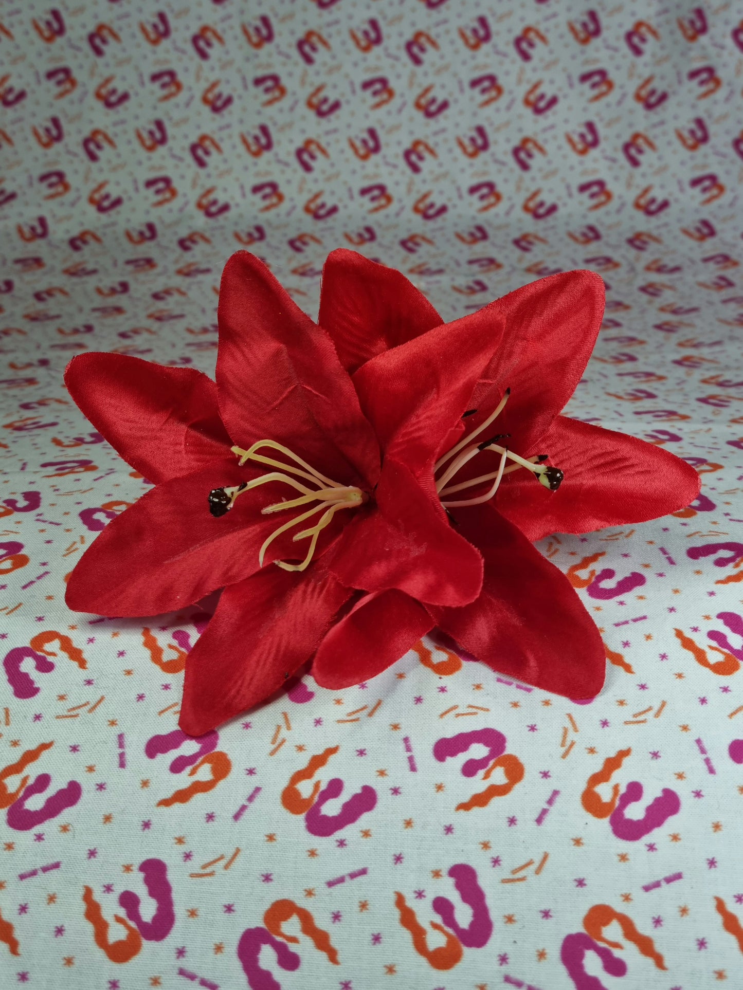 Large Double Lily Clips