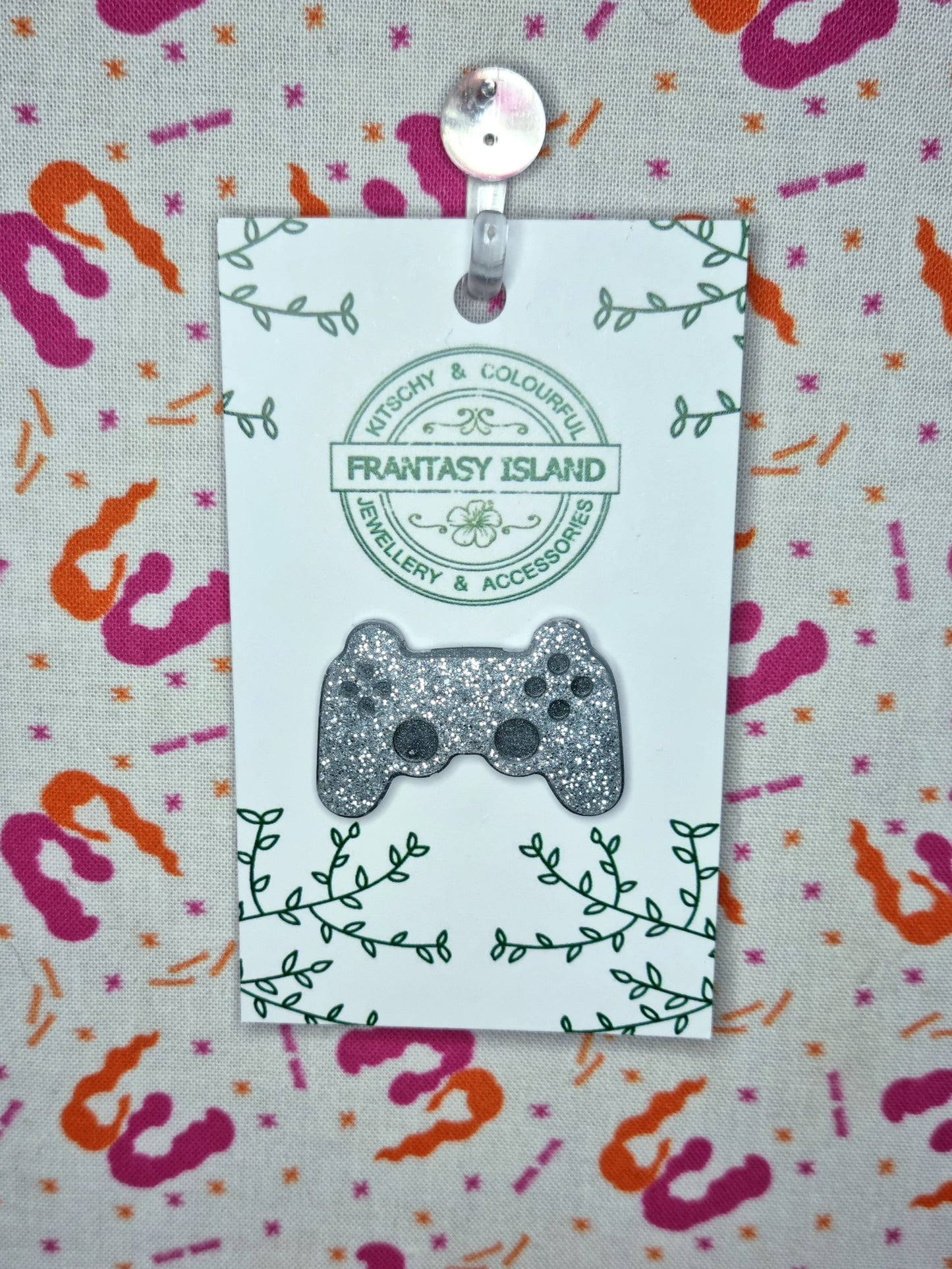 Game Controller Silhouette Pins