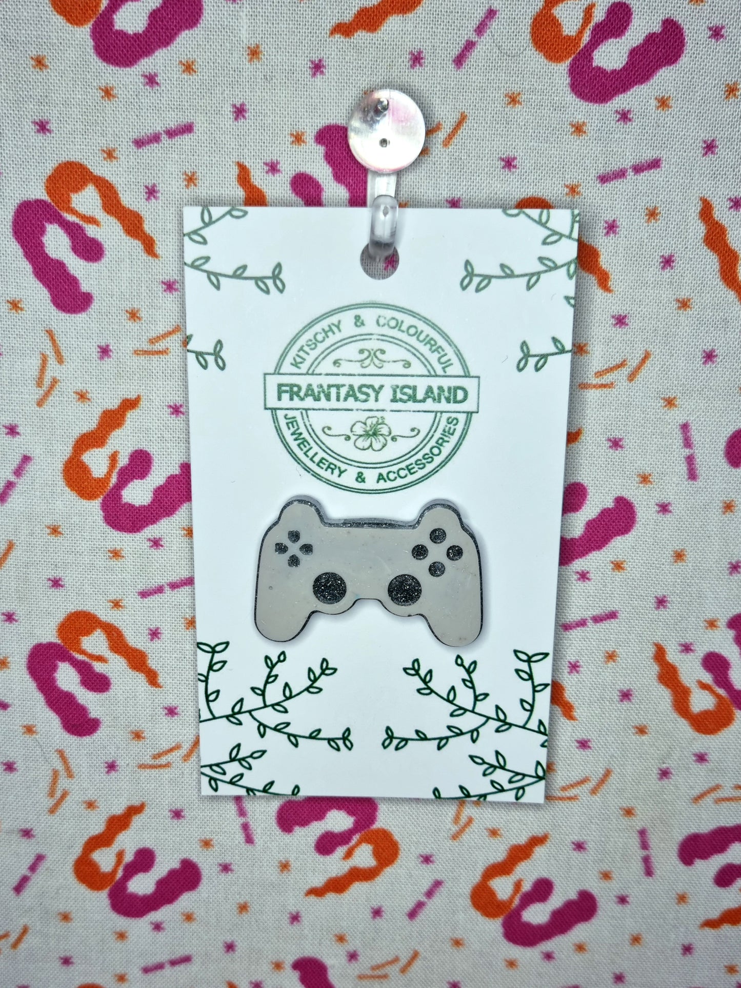 Game Controller Silhouette Pins