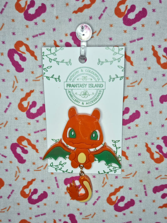 Charizard Brooch