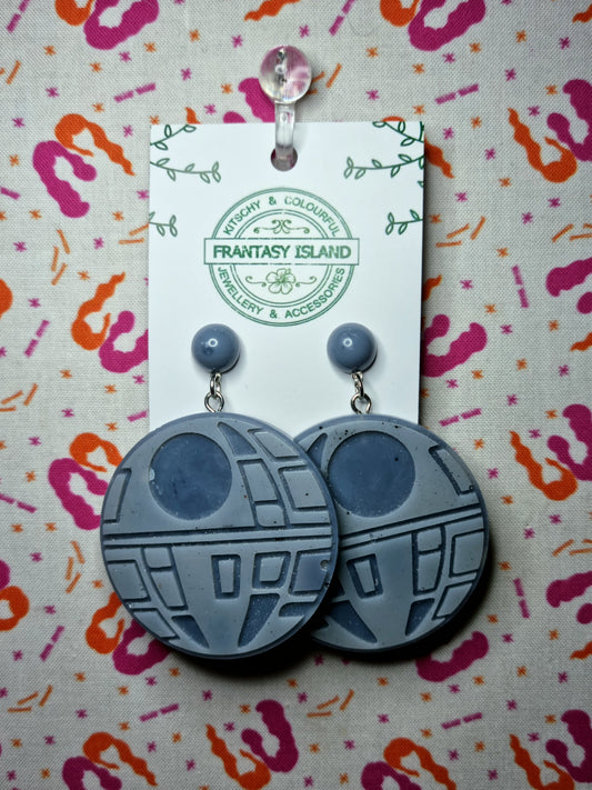 Death Star Earrings