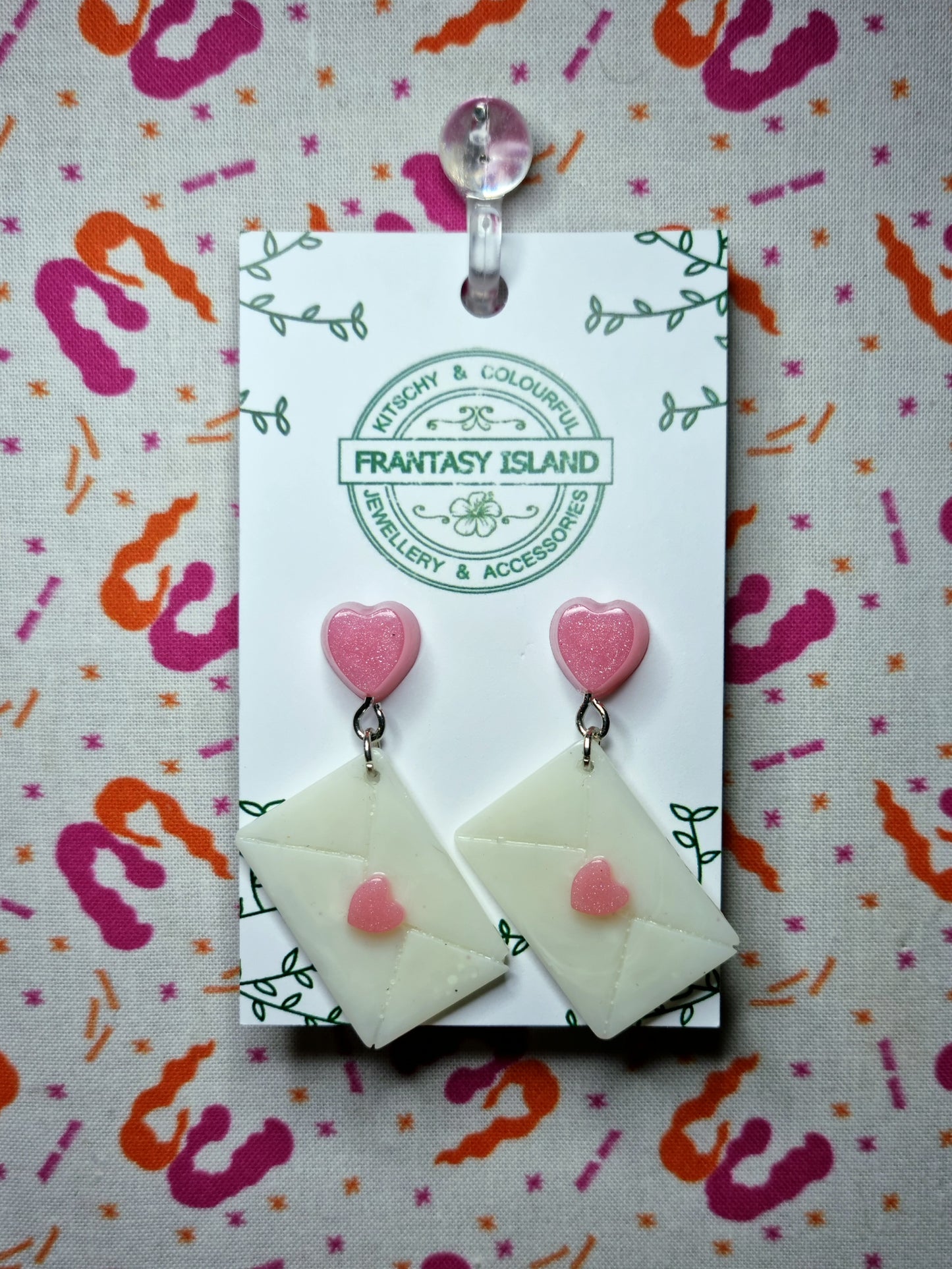 Sealed With a Kiss Earrings - Baby Pink